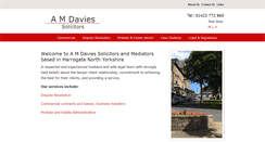 Desktop Screenshot of amdavies.co.uk