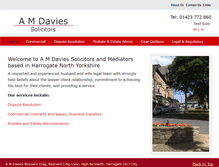 Tablet Screenshot of amdavies.co.uk